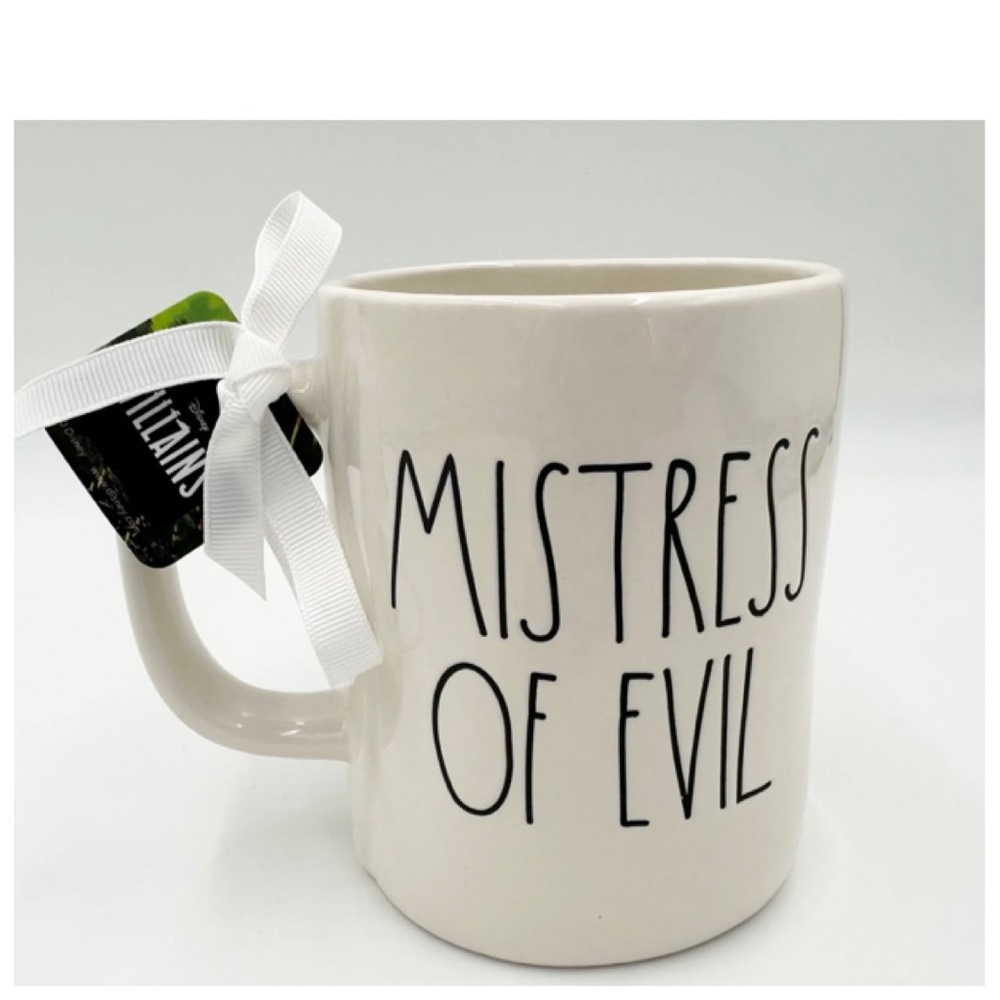 New Rae Dunn Maleficent Mistress Of Evil Double Sided Mug Disney Villains
